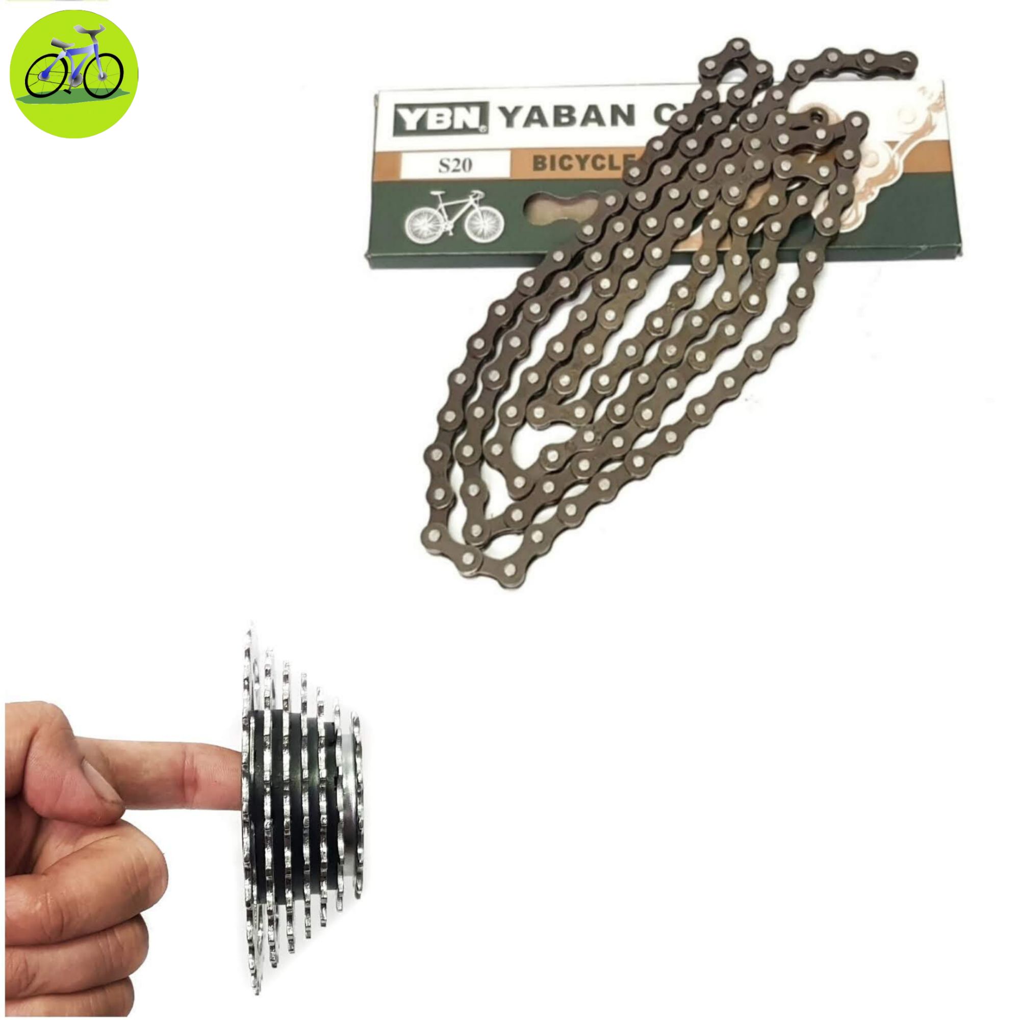 Combo Sên Xích và líp vặn xe đạp 7 tầng xi
