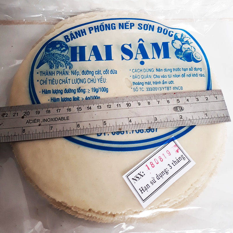 BÁNH PHỒNG NẾP BƠ SỮA 20 CÁI