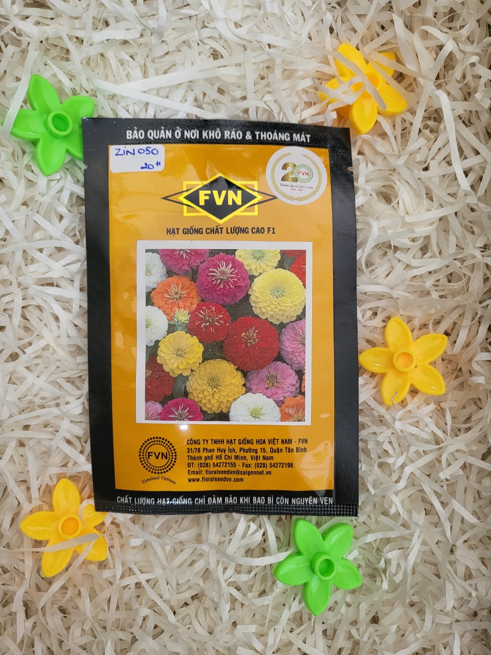 Hạt giống cúc lá nhám fvn zin050 preciosa mix gói 20 hạt