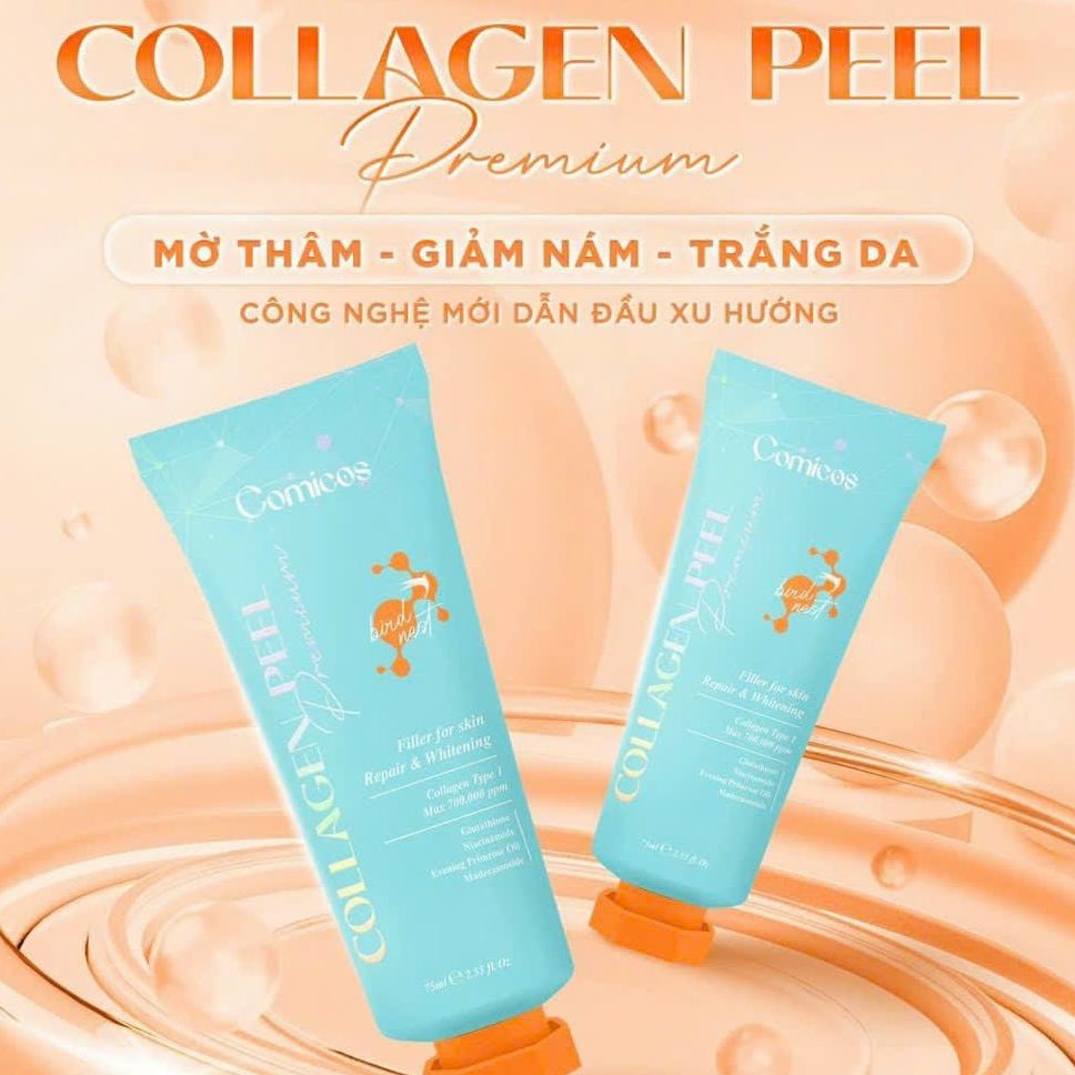 PEEL COLAGEN 4k _Comicos ( tặng kèm serum B5 + kem face Bakuchoi Mini)