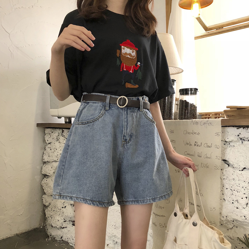 Quần short jeans nữ cao cấp lưng siêu cao tôn dáng ulzzang thời trang sugal short nu 011v1