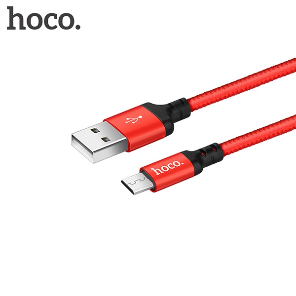 Cáp bọc dù Hoco X14 Loại 1 mét và 2 mét dành cho điện thoại Iphone và Android