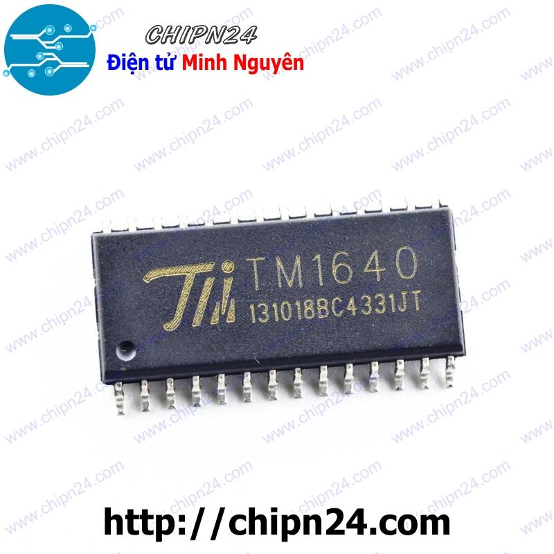 Ic dán tm1640 sop-28