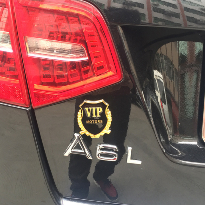 Bộ 2 logo bông lúa gắn trang trí ô tô, xe hơi KIA BL-KI