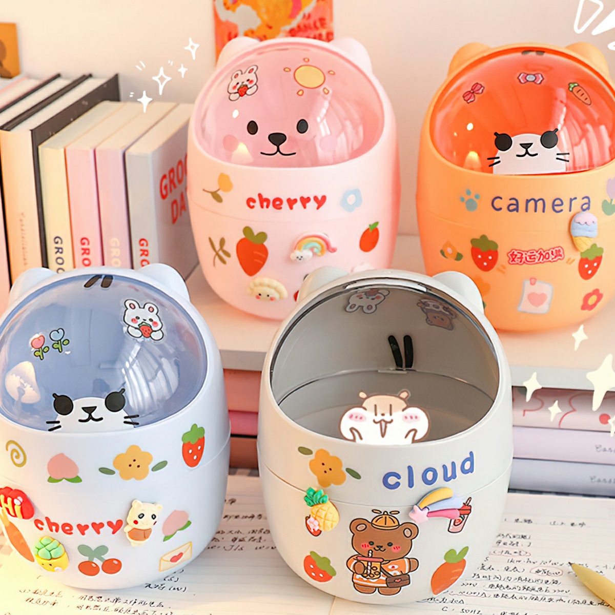 Thùng Rác Mini ( Tặng Kèm Sticker ) BEAU4