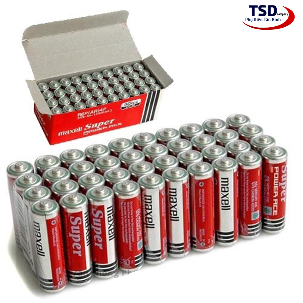 Vỉ 4 Viên Pin Tiểu Maxell AA Chính Hãng
