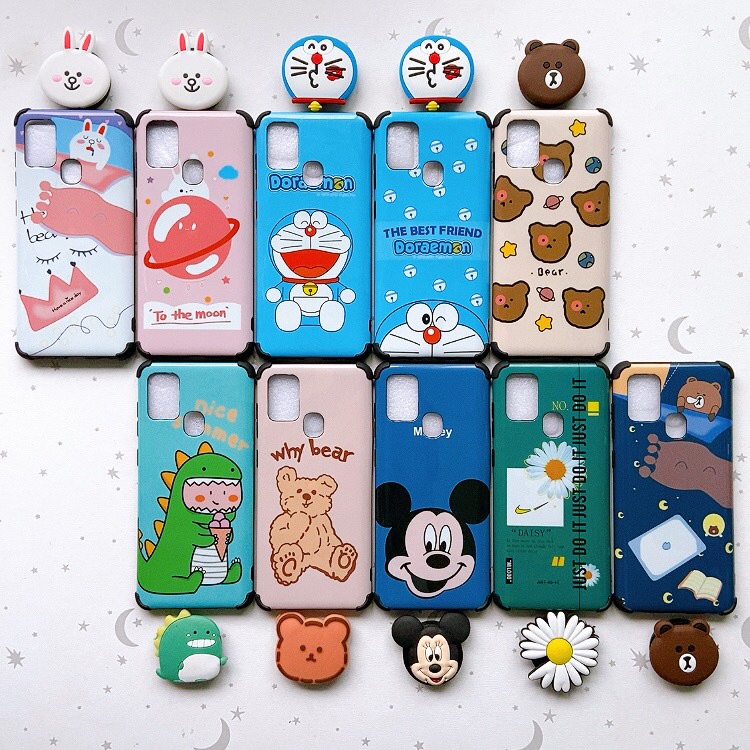 Ốp idm Hàn Quốc Samsung A21S kèm Pop