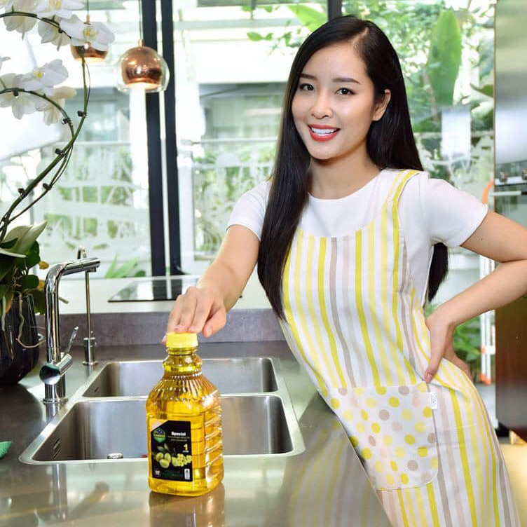 Dầu Oliu hạt cải chiên xào Kankoo 1 lít