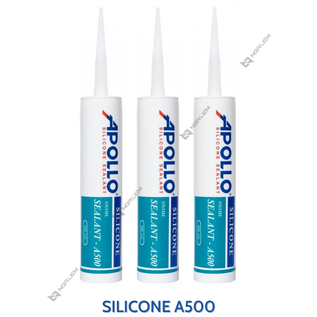 Keo Silicon Apollo A300, A500 (Trong, Sữa, Xám, Đen) (300ml)
