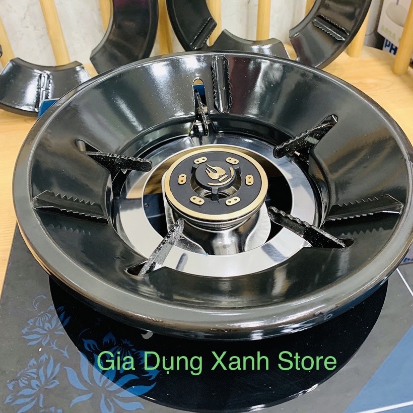 Gas saving anti-heat high wind shower rack for 5-pin gas hob-strong glazed-gas stove replacement parts