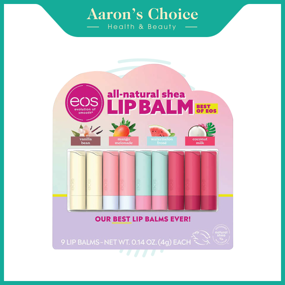 Son dưỡng môi EOS Lip balm All Natural Shea (4g) - EOS - Aaron's Choice