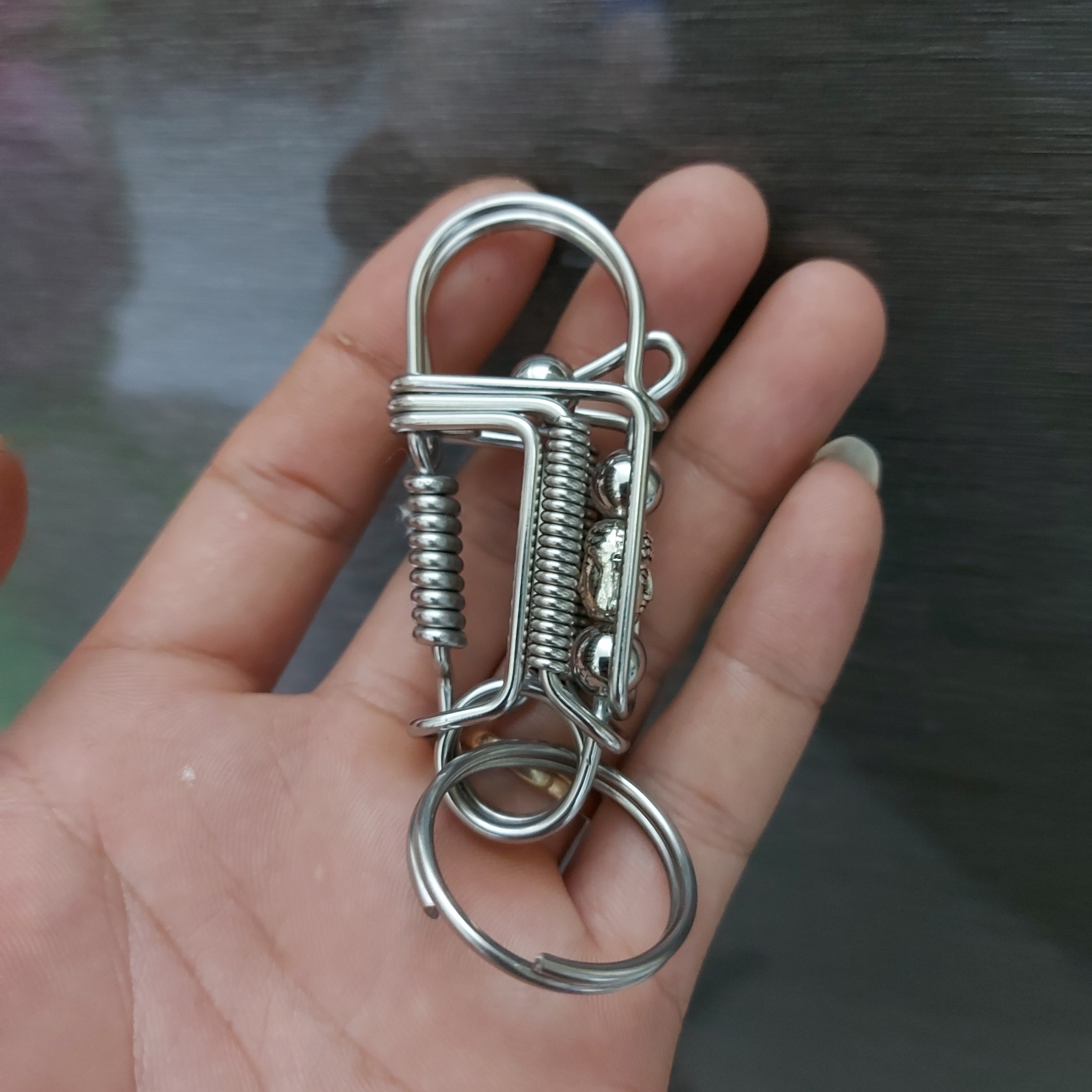 Móc Khóa Inox Làm Thủ Công