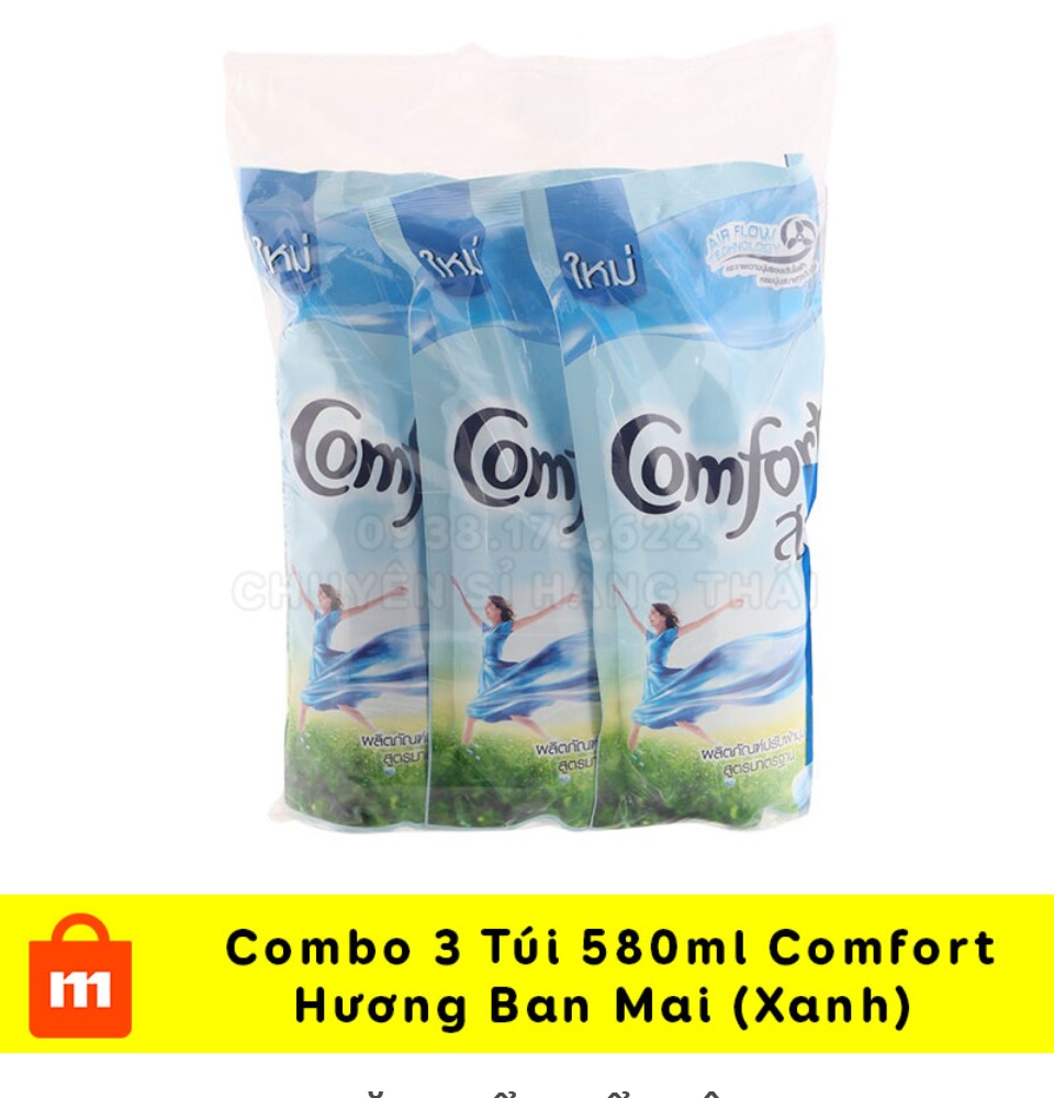 COMBO 5 túi nước xả comfort Thái Lan 500ml