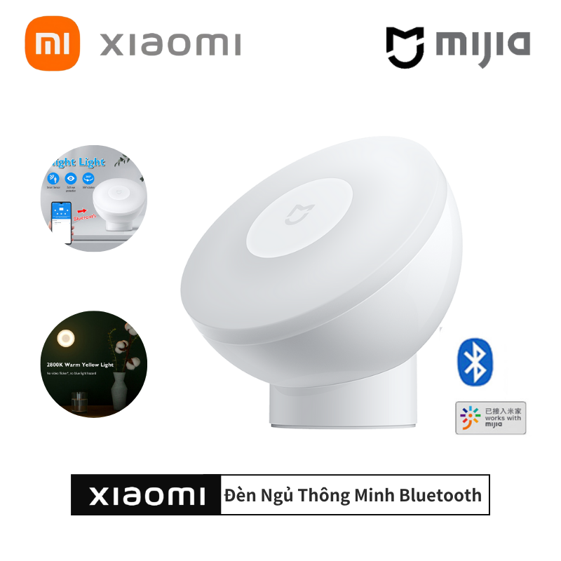 Xiaomi Mijia Night Light 2 Motion-Activated Light Bluetooth Smart APP ...