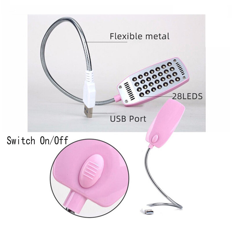 Đèn Led USB 28 Bóng Siêu Sáng ( Màu Ngẫu Nhiên)