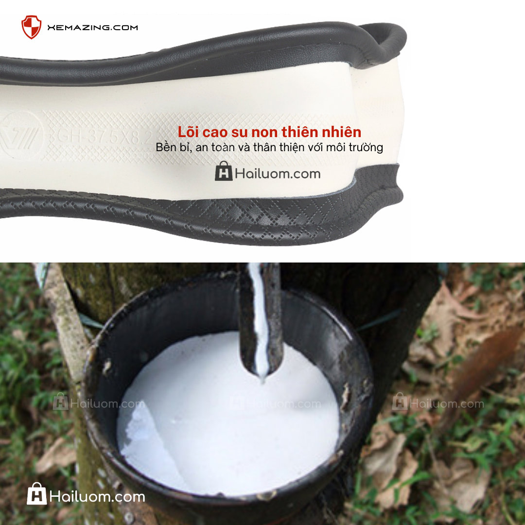 Bọc Vô Lăng ô tô MAZDA CX30 Da Thật Cao Cấp - Màu Đen Chỉ Đỏ - MixASale