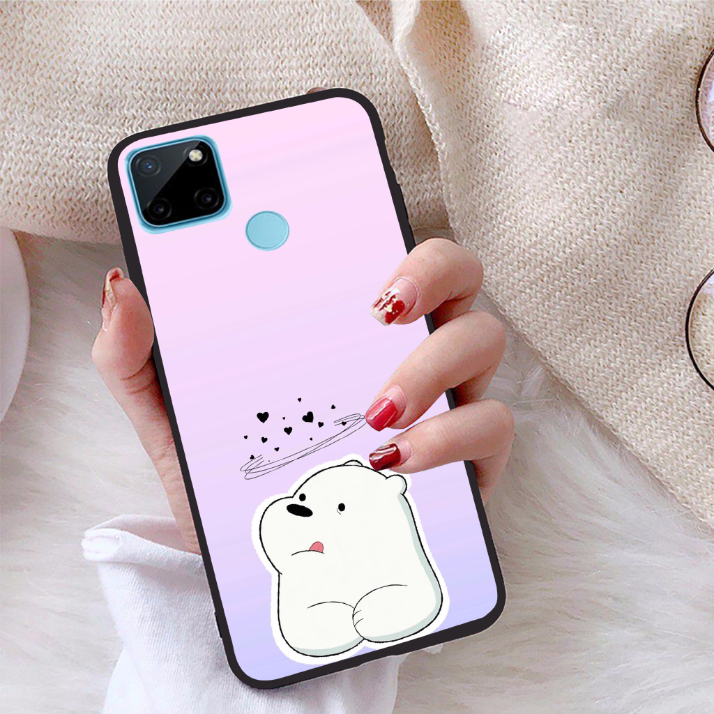 Ốp lưng Realme C21Y viền dẻo TPU BST Chúng ta là Gấu