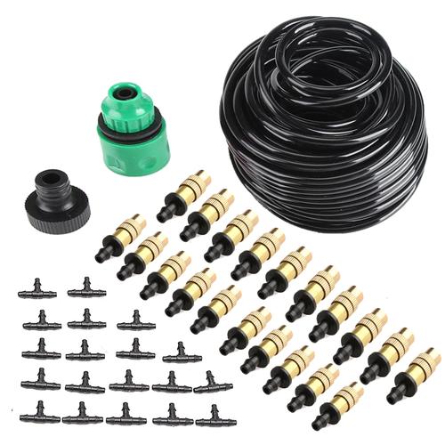 Bộ kit phun sương tưới cây 20 béc bằng đồng cao cấp - bộ kit phun sương