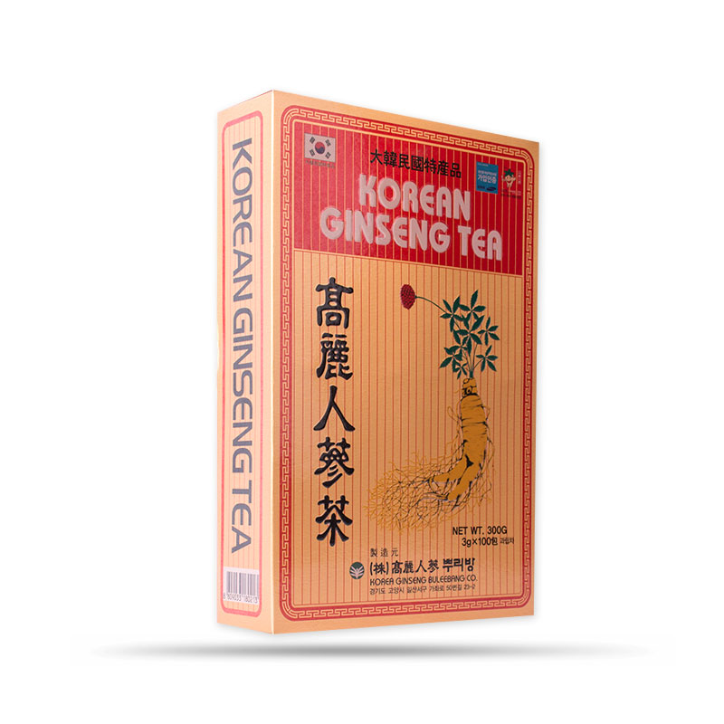 Trà Sâm Sâm Hộp Giấy Sộc 100 Gói Trà Buleebang Hàn Quốc