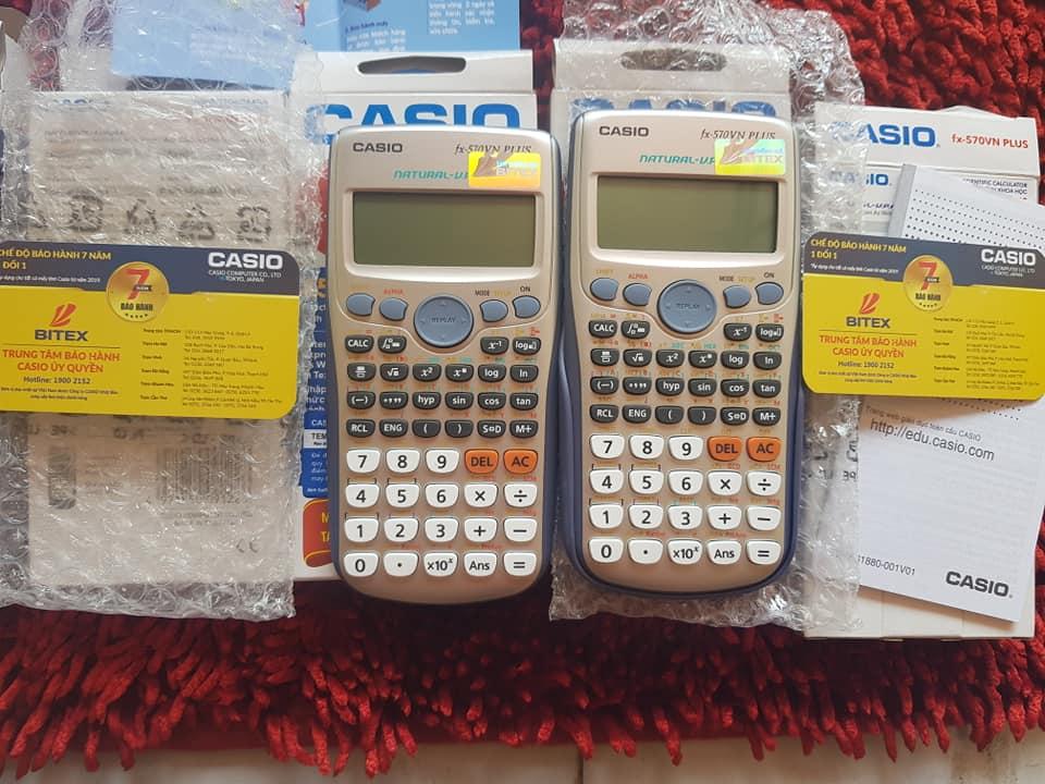 [RẺ VÔ ĐỊCH] Máy tính casio fx 570 vnplus Bảo hành 7 năm
