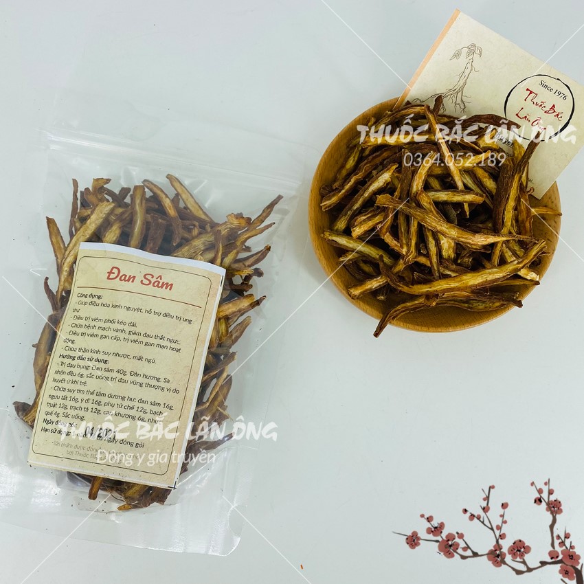 Đan Sâm 100g (Hàng Thái Lát, Khô, Thơm) - Đơn Sâm