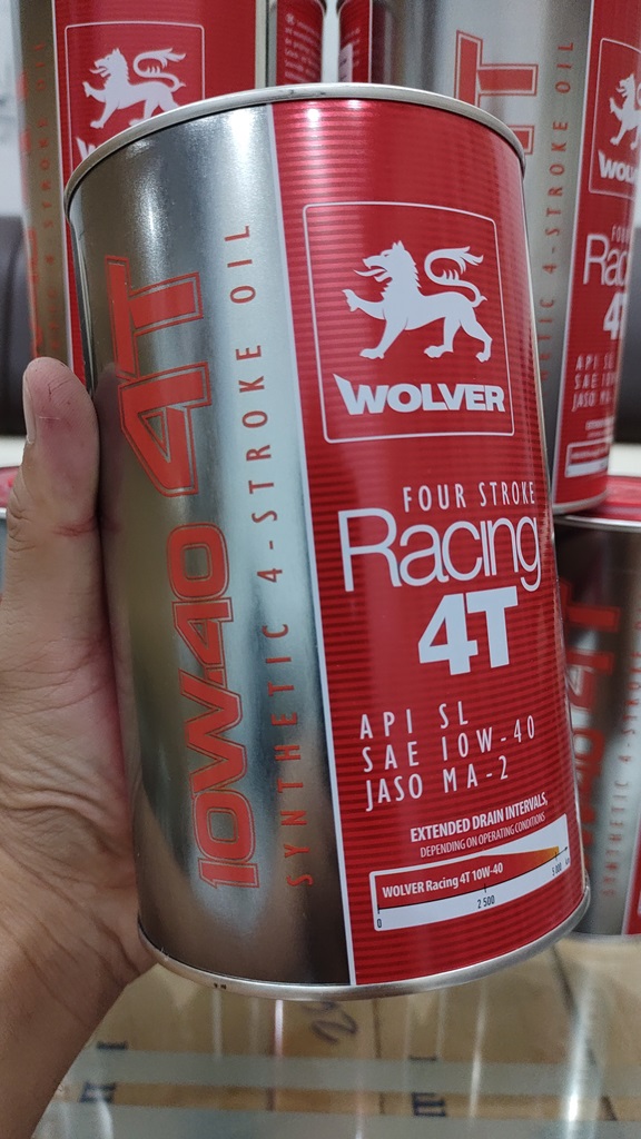 [CHÍNH HÃNG] NHỚT WOLVER RACING 4T 10W40 1L