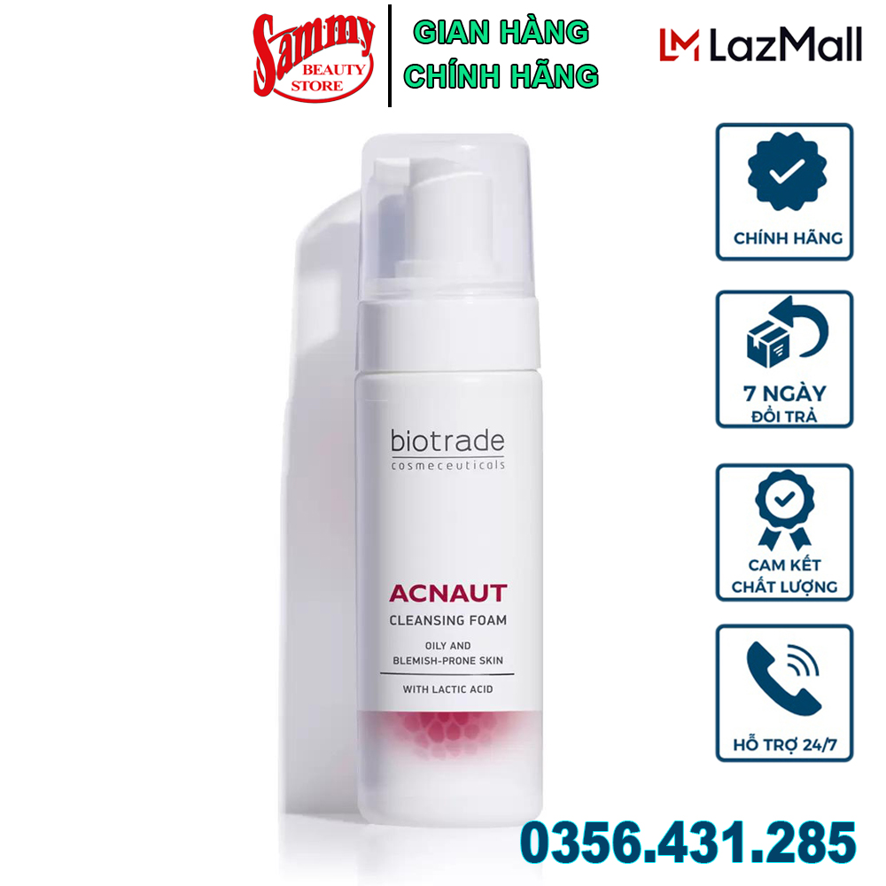 Sữa Rửa Mặt Tạo Bọt Biotrade Acnaut Cleansing Foam