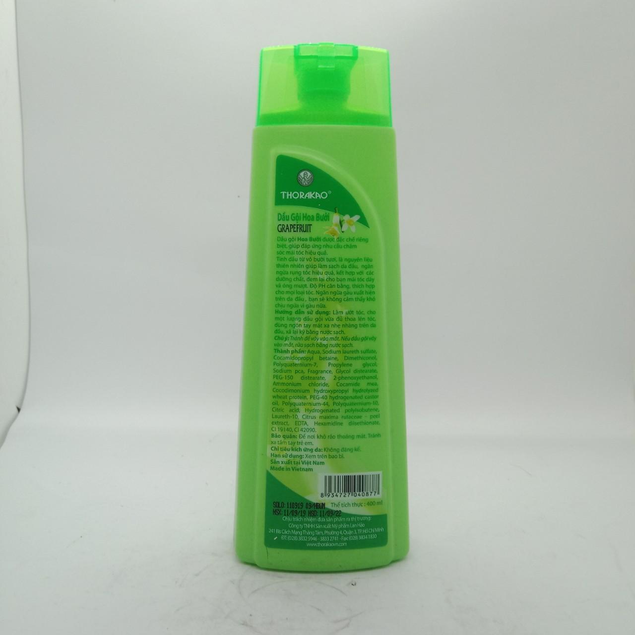 Dầu gội hoa bưởi Thorakao 400ml