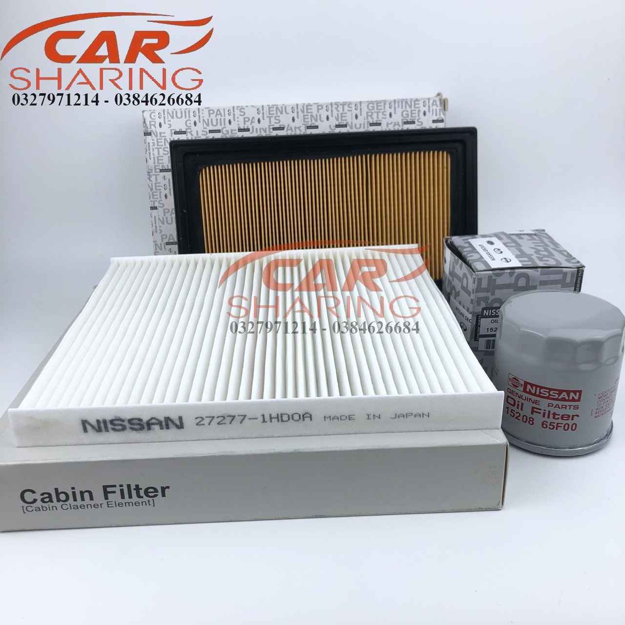 Combo 3 lọc điều hòa , động cơ, lọc nhớt dùng cho xe nissan sunny loại tốt