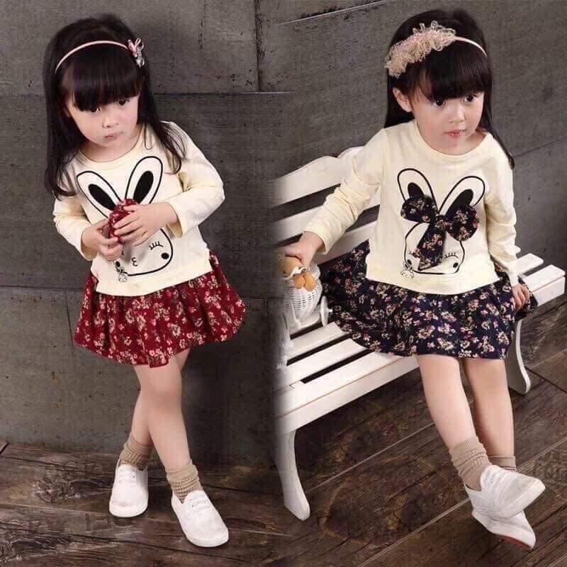 váy hình thỏ cho bé gái