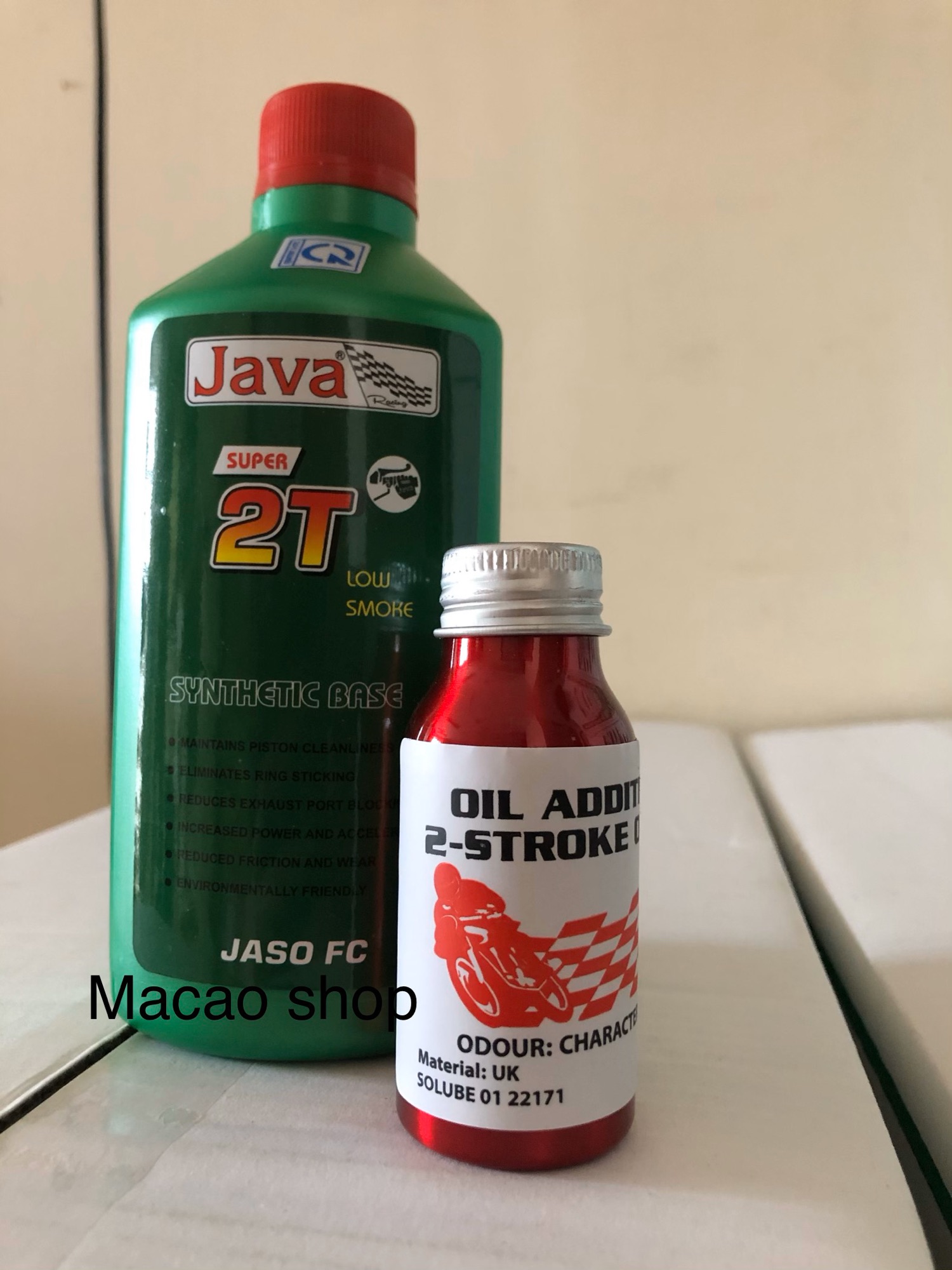 [HCM]Combo nhớt 2t Java và tinh dầu thơm ( bao sd ko cặn)
