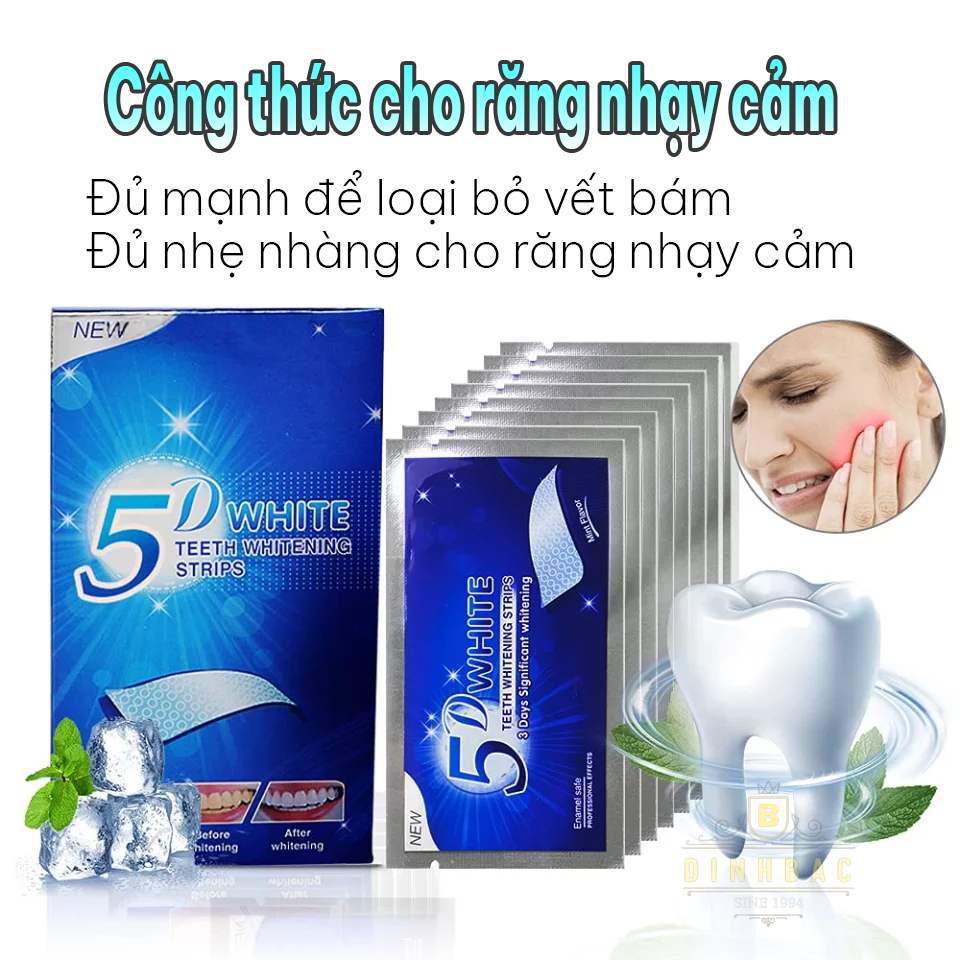 Miếng dán làm trắng răng tiện lợi Đình Bắc Store