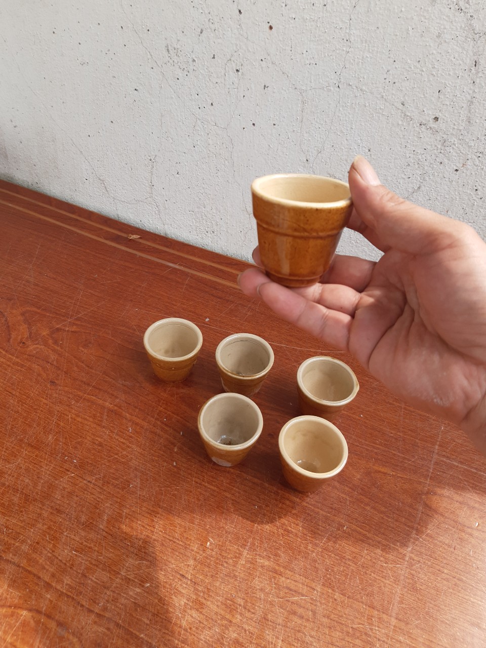 Cốc, Chum, ly, tách trà men cafe nâu