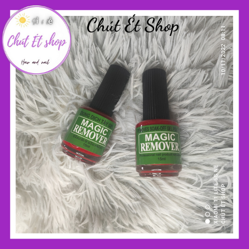Nước Ủ Tháo Gel - Sơn Phá gel Magic Remover đỏ 15ml