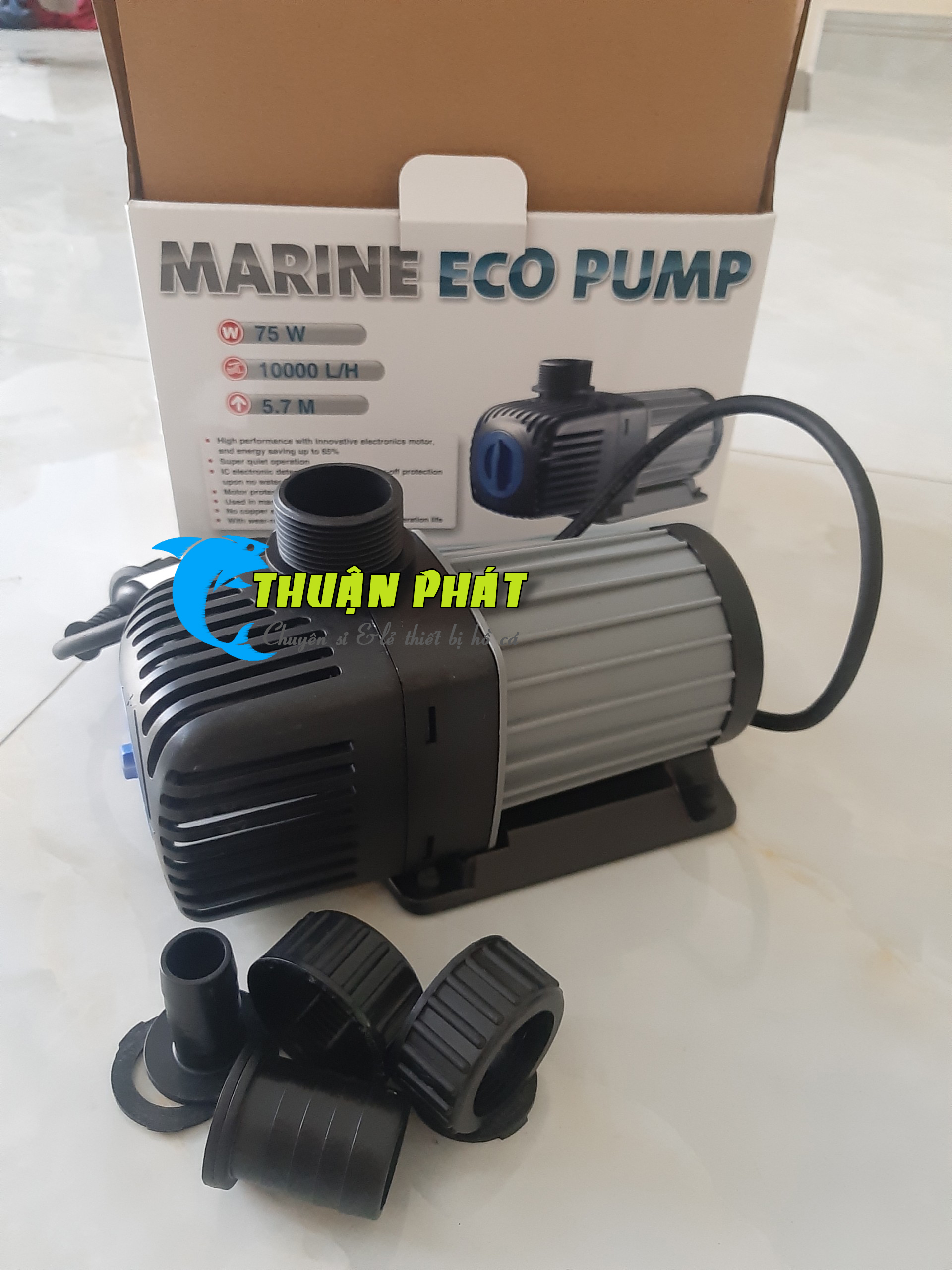 MÁY BƠM HỒ CÁ KOI DT-10000 JECOD (75w)