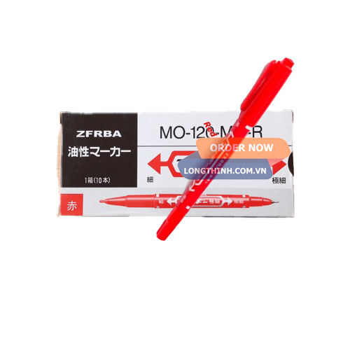 [HCM]Hôp 10 cây bút lông dầu ZEBRA nhỏ
