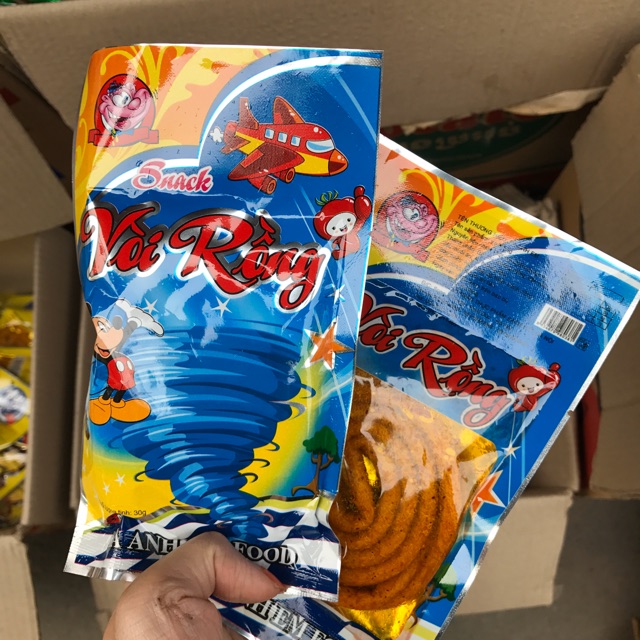 Bịch 30 gói Snack Vòi Rồng (KHUYẾN MẠI)