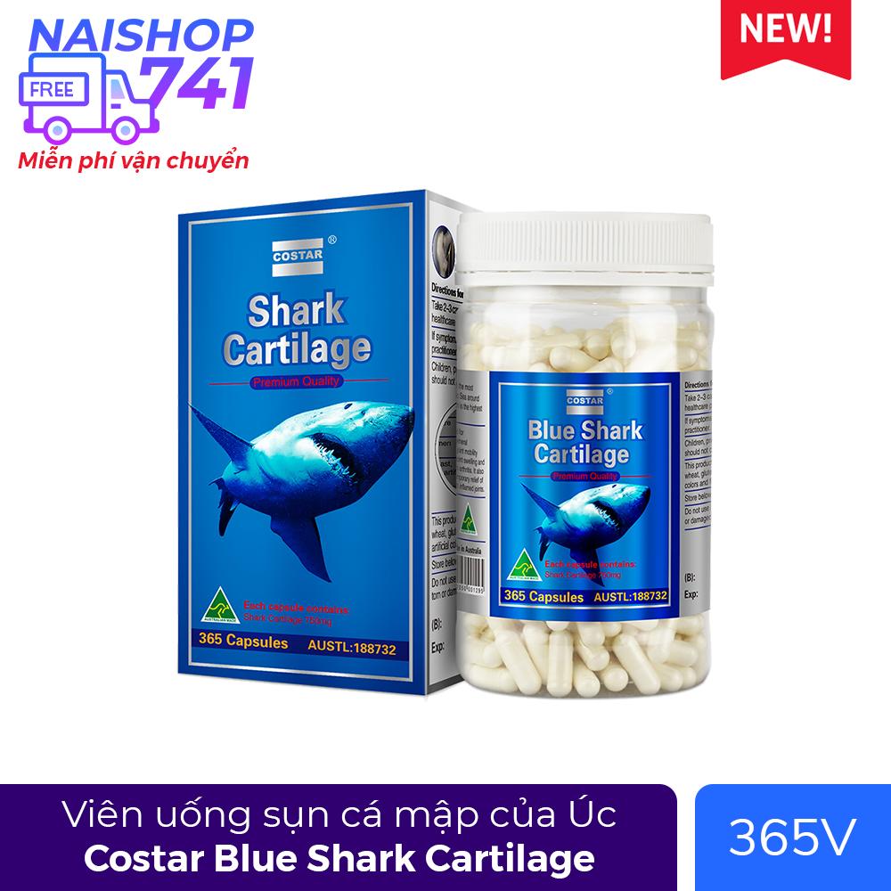 Blue Shark Cartilage Sụn Cá Mập Của Costar, Úc (Hộp 365 viên)