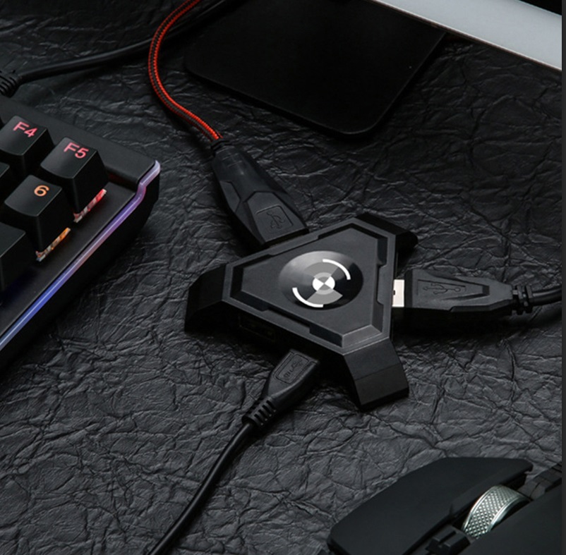 PUBG Mobile Gamepad Controller Gaming Keyboard Mouse Converter for Android Phone to PC Bluetooth Adapter
