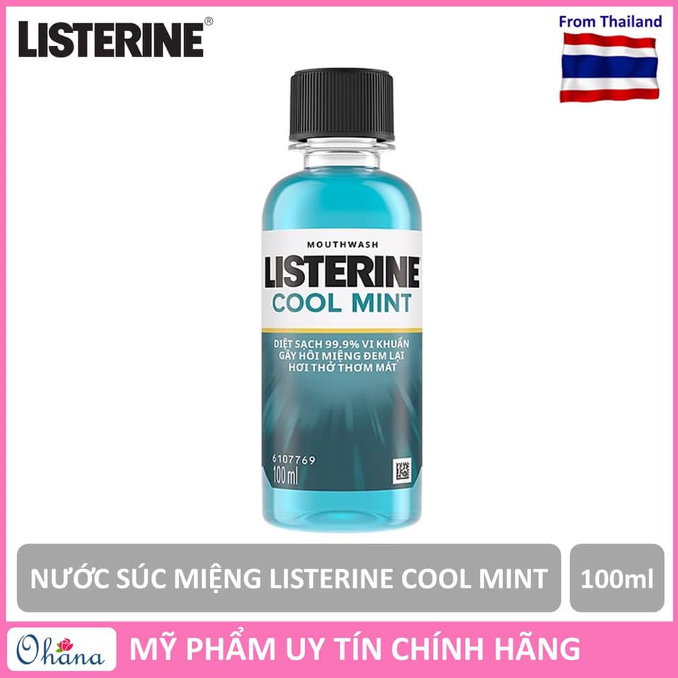 Nước Súc Miệng Listerine 100ml