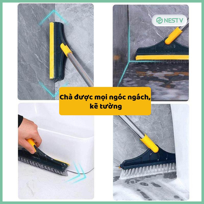 Chổi chà sàn thông minh 2 in 1