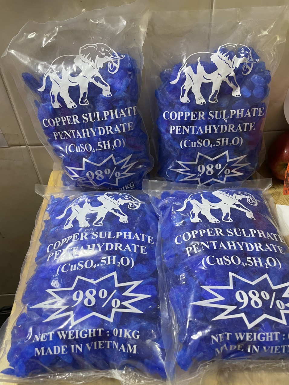 Copper Sulfate Cuso4, Crystalline Copper, Green Alum