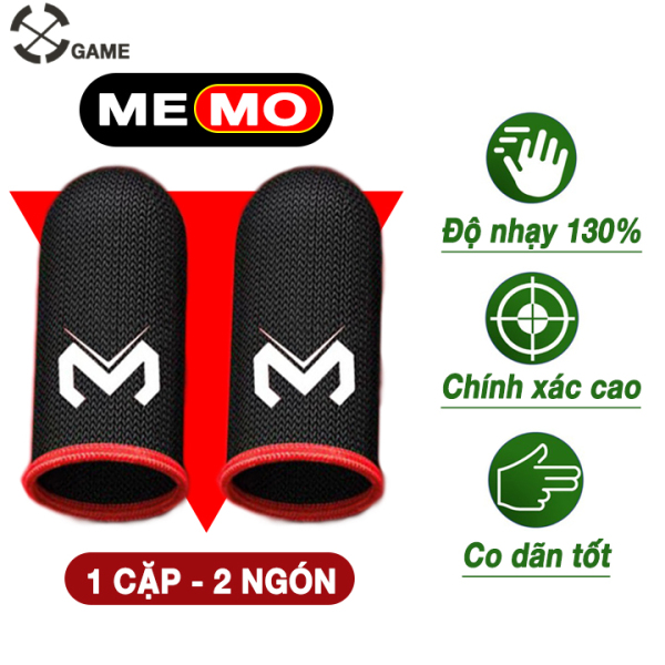 Bộ găng tay chơi game Xgame MEMO mobile  chống mồ hôi tay, co dãn tốt , tích hợp sợi cầu chì nhiệt tăng độ đàn hồi cho cảm giác thoải mái- bao tay chơi gane