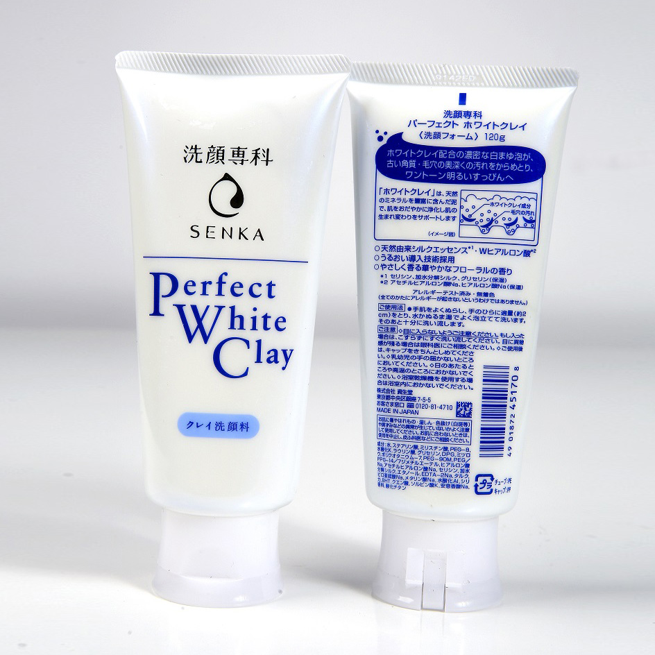 Sữa Rửa Mặt Senka Perfect White Clay 120gr