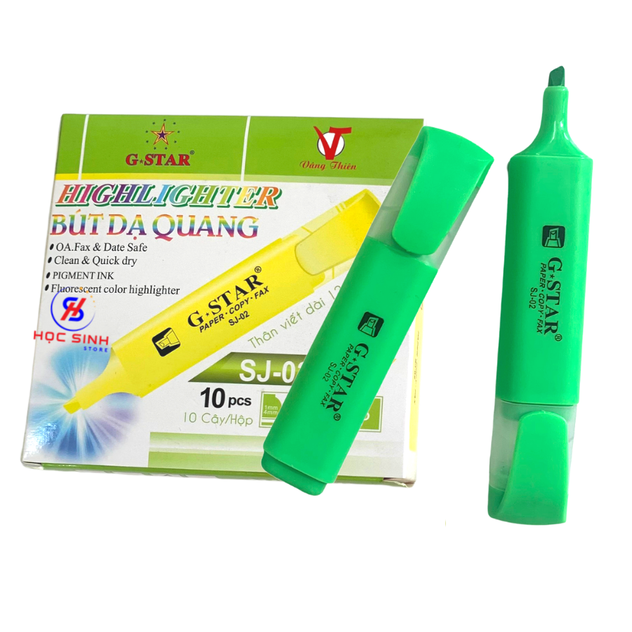Bút Dạ Quang SJ02 Gstar Mực Loại Tốt ( Vàng, cam, xanh,hồng )