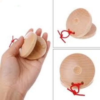 Song loan gỗ nhỏ 5.3cm (castanet)