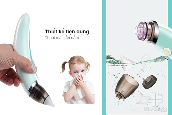 Máy hút mũi tự động cho bé, vệ sinh thông mũi tự động cho bé