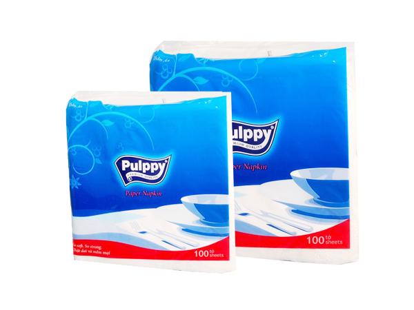 [HCM]Khăn giấy vuông Pulppy 100 tờ