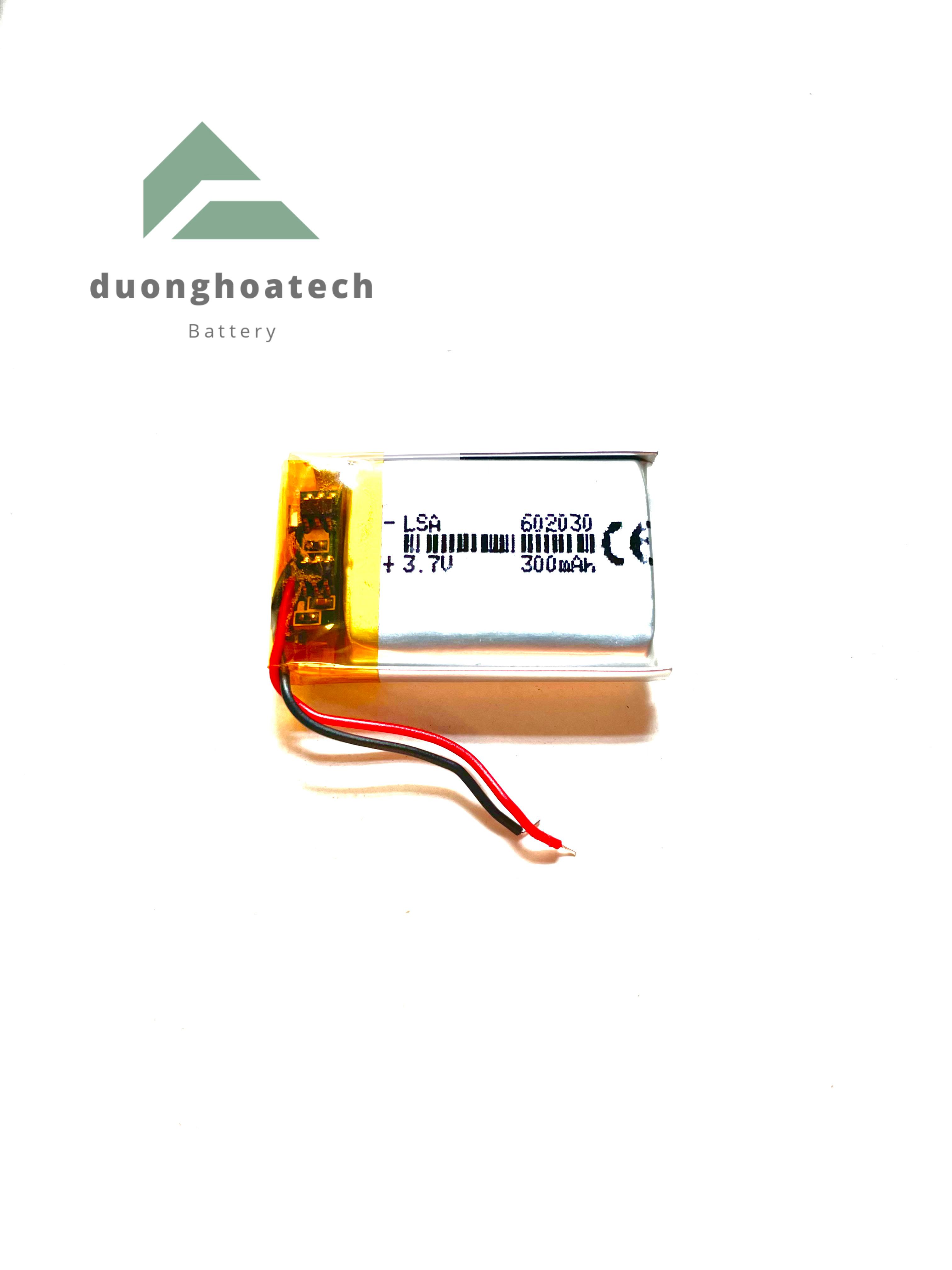 [HCM]Pin Lithium Polymer 3.7V 300mAh 6x20x30 mm