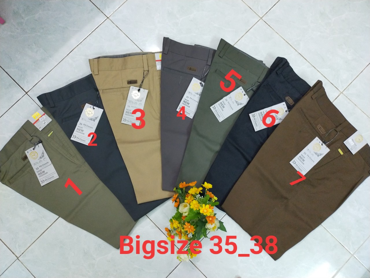 [HCM]Quần kaki trung niên bigsize